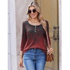 image:imageEkouaer 34 Length Sleeve Women Tops Dressy Casual Blouses Fall Shirt 2026Red Charcoalmz838