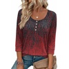 image:imageEkouaer 34 Length Sleeve Women Tops Dressy Casual Blouses Fall Shirt 2026Red Charcoalmz838