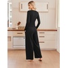 image:imageEkouaer Lounge Sets for Women 2 Piece Matching Outfits 2026Black