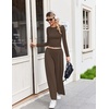 image:imageEkouaer Lounge Sets for Women 2 Piece Matching Outfits 2026Brown