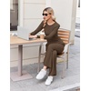 image:imageEkouaer Lounge Sets for Women 2 Piece Matching Outfits 2026Brown
