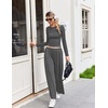 image:imageEkouaer Lounge Sets for Women 2 Piece Matching Outfits 2026Dark Gray