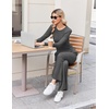 image:imageEkouaer Lounge Sets for Women 2 Piece Matching Outfits 2026Dark Gray