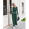 image:imageEkouaer Lounge Sets for Women 2 Piece Matching Outfits 2026Dark Green