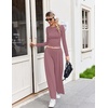 image:imageEkouaer Lounge Sets for Women 2 Piece Matching Outfits 2026Fuchsia