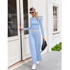 image:imageEkouaer Lounge Sets for Women 2 Piece Matching Outfits 2026Light Blue