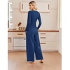 image:imageEkouaer Lounge Sets for Women 2 Piece Matching Outfits 2026Navy Blue