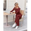 image:imageEkouaer Lounge Sets for Women 2 Piece Matching Outfits 2026Wine Red