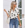 image:imageEkouaer Women Satin Pajama Sets Cute Print Silk Pjs Shorts Sets S4XLBlack Cat