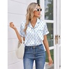 image:imageEkouaer Women Satin Pajama Sets Cute Print Silk Pjs Shorts Sets S4XLBlue Bow