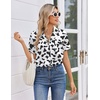 image:imageEkouaer Women Satin Pajama Sets Cute Print Silk Pjs Shorts Sets S4XLCow Print