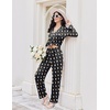 image:imageEkouaer Womens Pajama Sets 2 Piece Long Sleeve Sleepwear Soft Button Up PjsTeddy