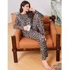 image:imageEkouaer Womens Pajama Sets Long Sleeve 2 Piece Lounge Sets 2026 Fall SXXLBrown Leopard