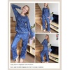 image:imageEkouaer Womens Pajama Sets Long Sleeve 2 Piece Lounge Sets 2026 Fall SXXLDark Blue Starry Sky