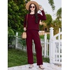 image:imageEkouaer Womens Pajama Sets Long Sleeve 2 Piece Lounge Sets 2026 Fall SXXLDark Red