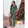 image:imageEkouaer Womens Pajama Sets Long Sleeve 2 Piece Lounge Sets 2026 Fall SXXLGreen Christmas Print