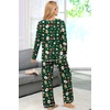 image:imageEkouaer Womens Pajama Sets Long Sleeve 2 Piece Lounge Sets 2026 Fall SXXLGreen Christmas Print