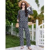 image:imageEkouaer Womens Pajama Sets Long Sleeve 2 Piece Lounge Sets 2026 Fall SXXLGrey Stars