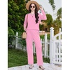 image:imageEkouaer Womens Pajama Sets Long Sleeve 2 Piece Lounge Sets 2026 Fall SXXLPink