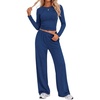image:imageEkouaer Lounge Sets for Women 2 Piece Matching Outfits 2026Navy Blue