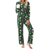 image:imageEkouaer Womens Pajama Sets Long Sleeve 2 Piece Lounge Sets 2026 Fall SXXLGreen Christmas Print