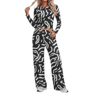 image:imageEkouaer Lounge Sets for Women 2 Piece Matching Outfits 2026ApricotBlack Brush
