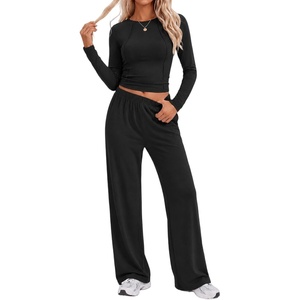 image:imageEkouaer Lounge Sets for Women 2 Piece Matching Outfits 2026Black