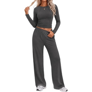 image:imageEkouaer Lounge Sets for Women 2 Piece Matching Outfits 2026Dark Gray