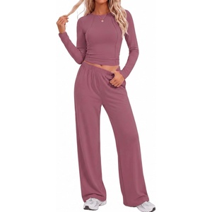image:imageEkouaer Lounge Sets for Women 2 Piece Matching Outfits 2026Fuchsia