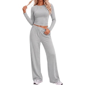 image:imageEkouaer Lounge Sets for Women 2 Piece Matching Outfits 2026Light Gray