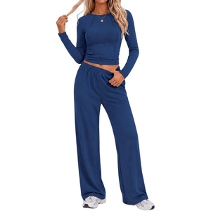 image:imageEkouaer Lounge Sets for Women 2 Piece Matching Outfits 2026Navy Blue