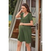 image:imageEkouaer Labor and Delivery Gown Maternity Nursing Nightgown BreastfeedingGreen