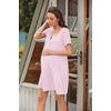 image:imageEkouaer Labor and Delivery Gown Maternity Nursing Nightgown BreastfeedingLight Pink