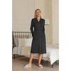image:imageEkouaer Maternity Robe Labor Delivery Nursing Gown Breastfeeding BathrobesAdark Grey