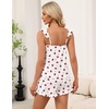 image:imageEkouaer Pajama for Women Set 2 Piece Ruffle Cami Top and Shorts PjsStrawberry Watermelon