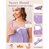 image:imageEkouaer Towel Robe for Women Short Spa Bath Wrap Towel Wrap Shower RobeLavender