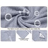 image:imageEkouaer Zipper Robes for Women 34 Sleeve Bathrobe Lightweight House CoatsLight Blue