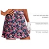 image:imageEkouaer 16 Skorts for Women with Pockets Golf Pickleball Tennis SkirtBlack Colorful Print