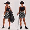 image:imageEkouaer 16 Skorts for Women with Pockets Golf Pickleball Tennis SkirtBlack Floral