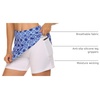 image:imageEkouaer 16 Skorts for Women with Pockets Golf Pickleball Tennis SkirtBlue Pattern