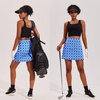 image:imageEkouaer 16 Skorts for Women with Pockets Golf Pickleball Tennis SkirtBlue Pattern