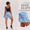 image:imageEkouaer 16 Skorts for Women with Pockets Golf Pickleball Tennis SkirtBlue White Floral