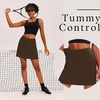 image:imageEkouaer 16 Skorts for Women with Pockets Golf Pickleball Tennis SkirtBrown