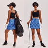 image:imageEkouaer 16 Skorts for Women with Pockets Golf Pickleball Tennis SkirtCean Pattern