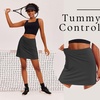 image:imageEkouaer 16 Skorts for Women with Pockets Golf Pickleball Tennis SkirtDark Grey