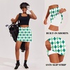 image:imageEkouaer 16 Skorts for Women with Pockets Golf Pickleball Tennis SkirtGreen White Plaid