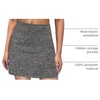 image:imageEkouaer 16 Skorts for Women with Pockets Golf Pickleball Tennis SkirtGrey