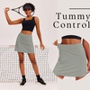 image:imageEkouaer 16 Skorts for Women with Pockets Golf Pickleball Tennis SkirtGrey Sage