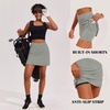 image:imageEkouaer 16 Skorts for Women with Pockets Golf Pickleball Tennis SkirtGrey Sage