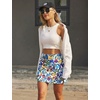 image:imageEkouaer 16 Skorts for Women with Pockets Golf Pickleball Tennis SkirtNature Floral